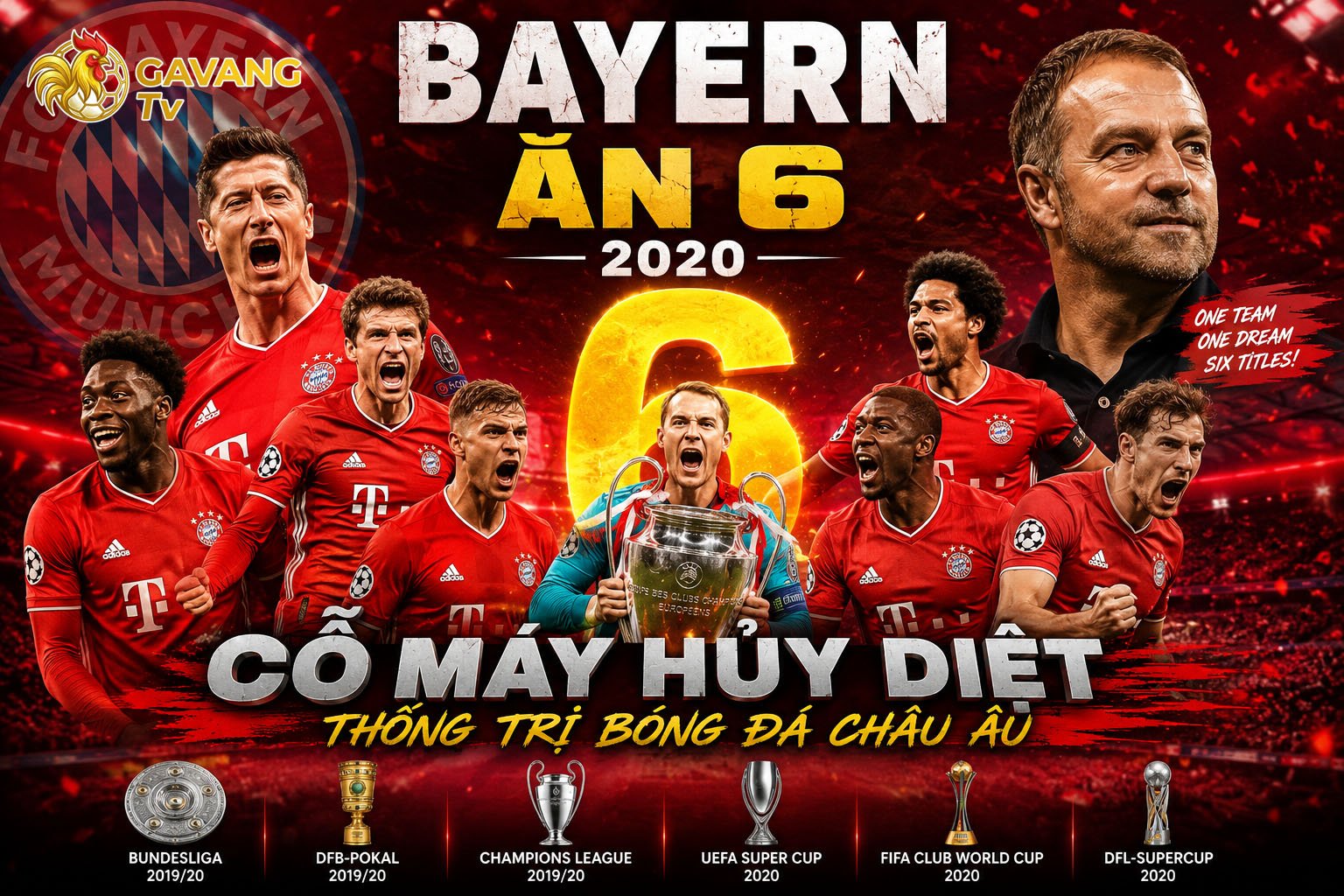 Bayern ăn 6 2020: Cỗ máy hủy diệt thống trị bóng đá châu Âu