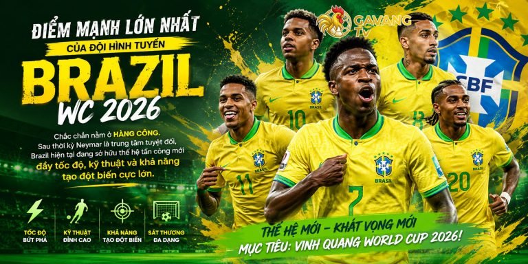 Đội hình tuyển Brazil WC 2026: Hành trình tìm lại hào quang Samba