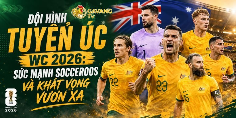 Đội hình tuyển Úc WC 2026: Sức mạnh Socceroos và khát vọng vươn xa