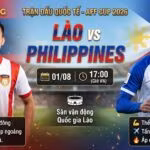 Nhận định trực tiếp trận đấu Lào vs Philippines lúc 17h00 ngày 1/8 tại bảng B AFF Cup 2026 trên Gavang TV.